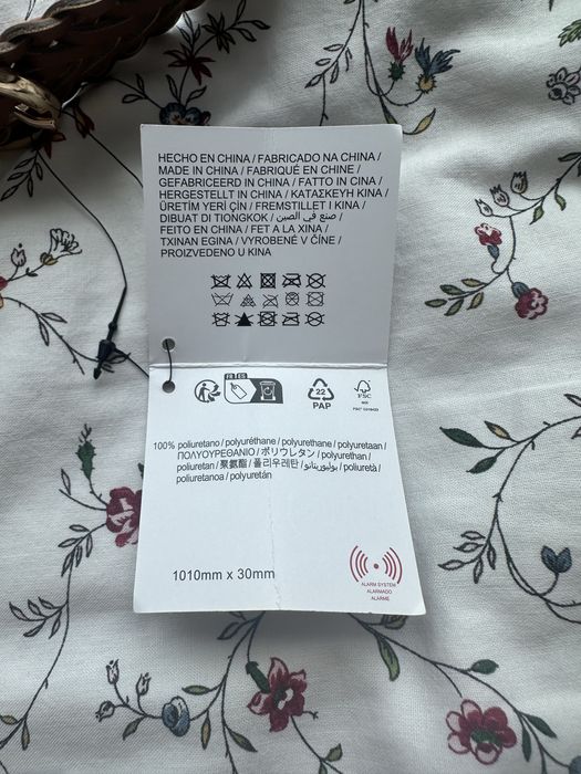 Nowy damski brązowy pasek do spodni pleciony basic klasyczny Zara