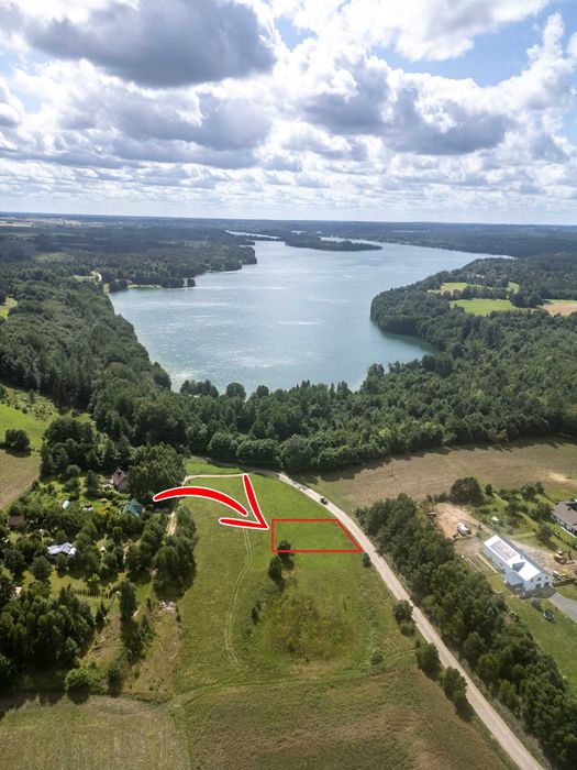 Działka rekreacyjno/budowlana nad jeziorem Mausz – Sulęczyno | 150 m do plaży