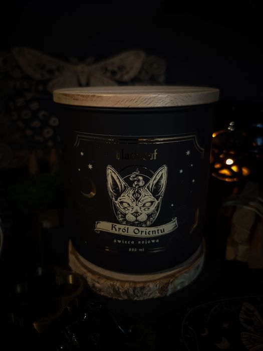 Luksusowa  Świeca Sojowa Rękodzieło  550 ml