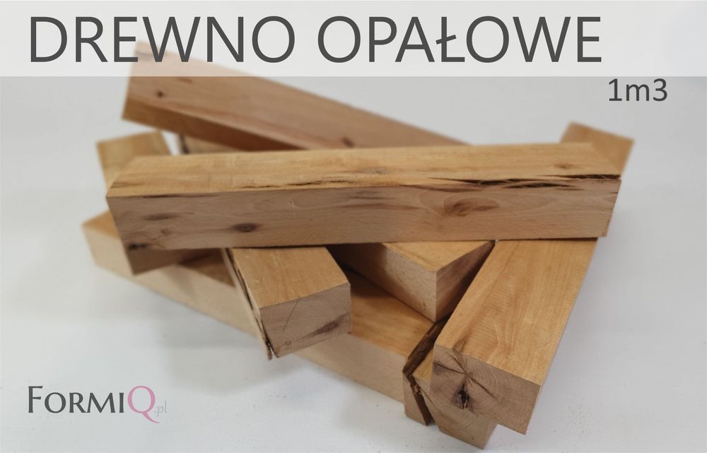 Drewno opałowe 500kg 0,7m3 opał z wycinania schodów