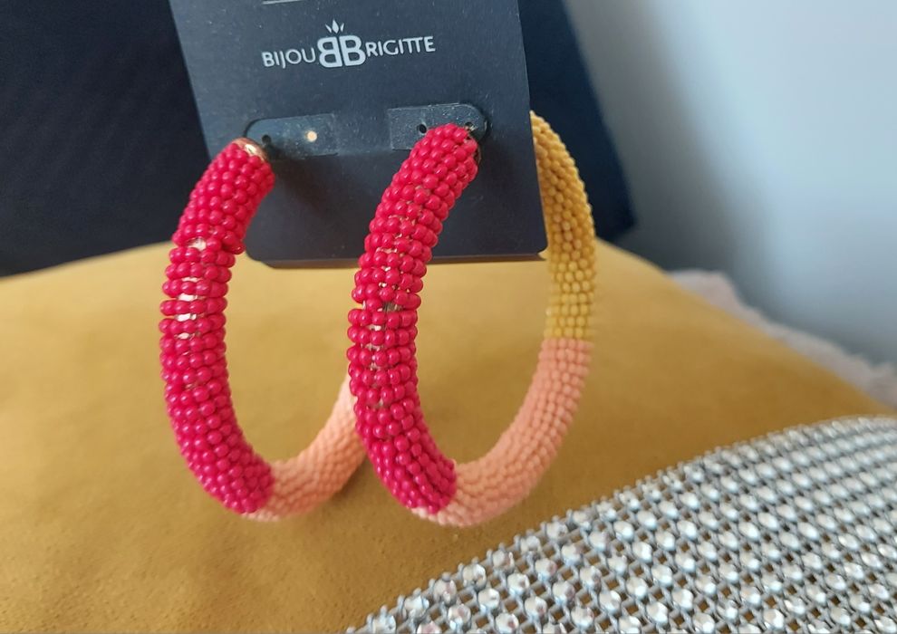 Kolorowe kolczyki koła