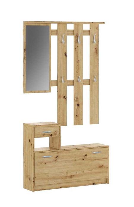 Garderoba Vera (kolor buk lub dąb artisan) Nowa