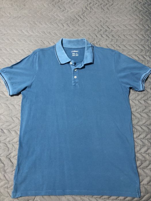 Tshirt Polo azul tamanho L