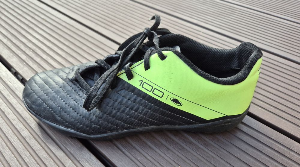 Buty do piłki nożnej, turfy dla dzieci Kipsta 100 Easy rozmiar 35