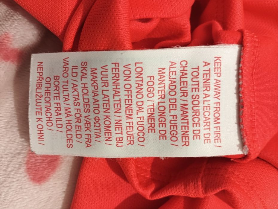 Koszulka L pomarańczowa sportowa Nike stan bdb