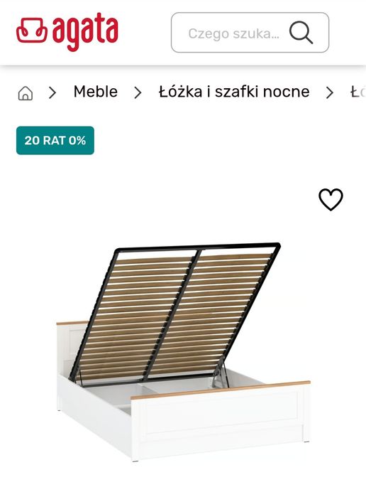 Sprzedam Łóżko 160x200 z materacami