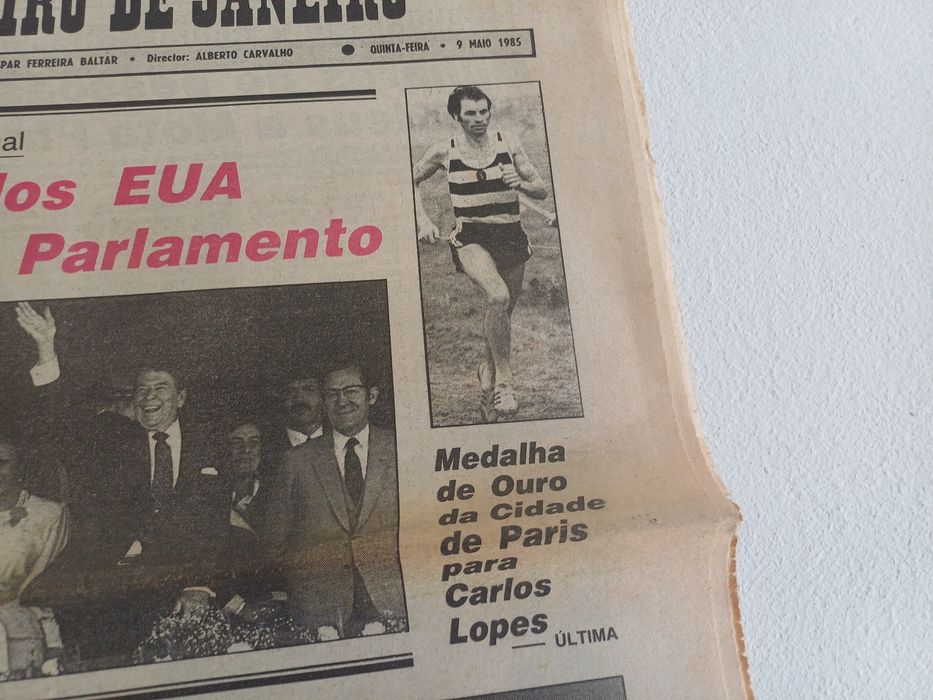 Lote de 5 jornais - CARLOS LOPES