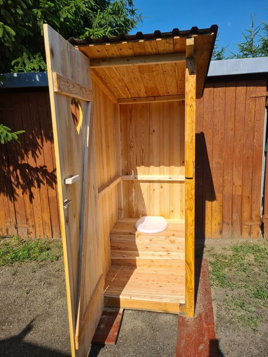 WC, wychodek, toaleta nowa na budowę, działkę