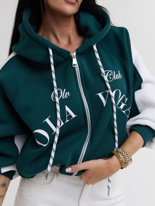 Bluza Ashen Sky zieleń O la voga