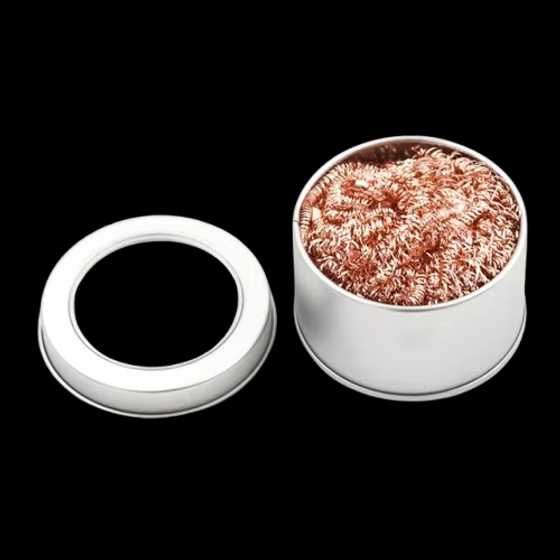 Malha de Limpeza para Ferro de Solda com Caixa Metálica