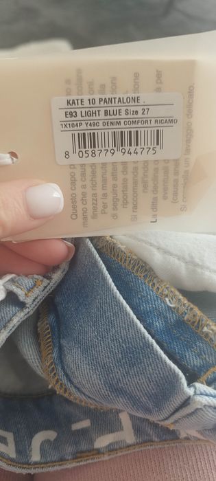 Pinko p_jeans light blue Kate r.s