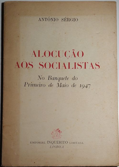 Alocução aos Socialistas - António Sérgio (1947)
