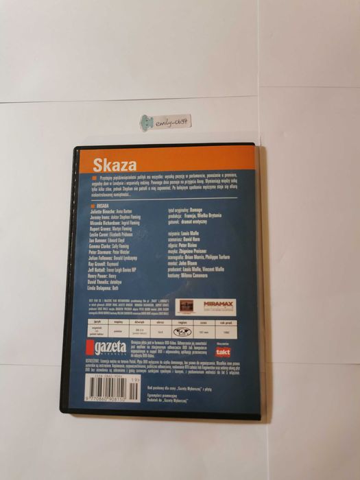 Płyta DVD "Skaza"