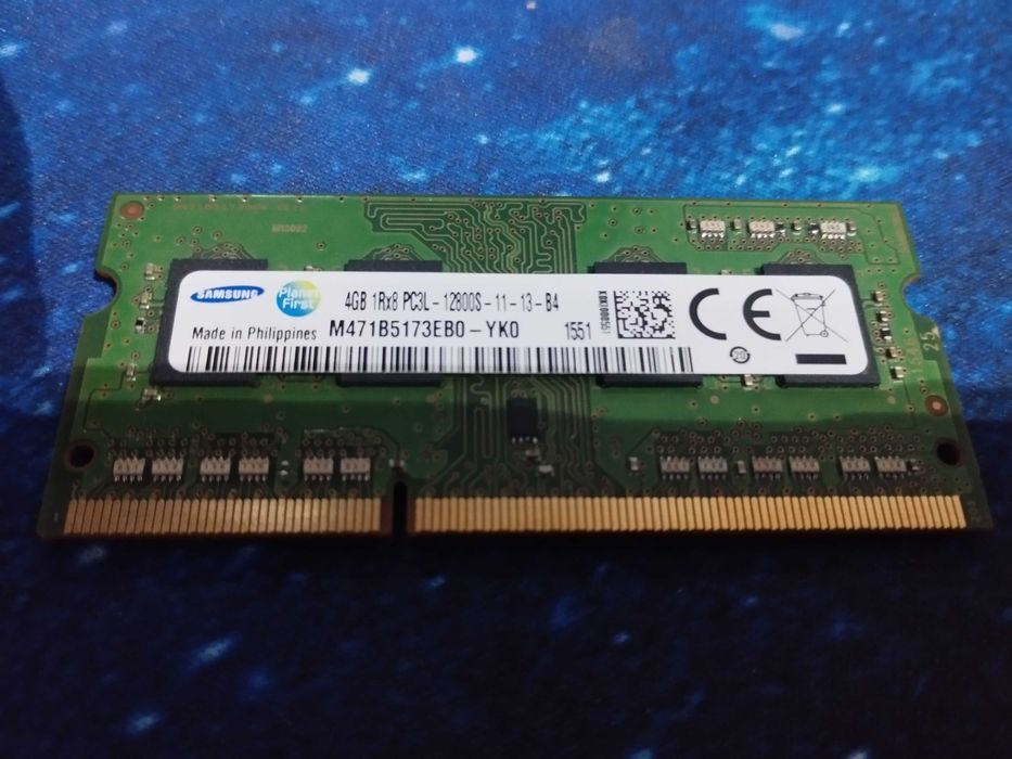 Pamięć RAM Samsung DDR3L 4GB, z demontażu, cena za sztuke