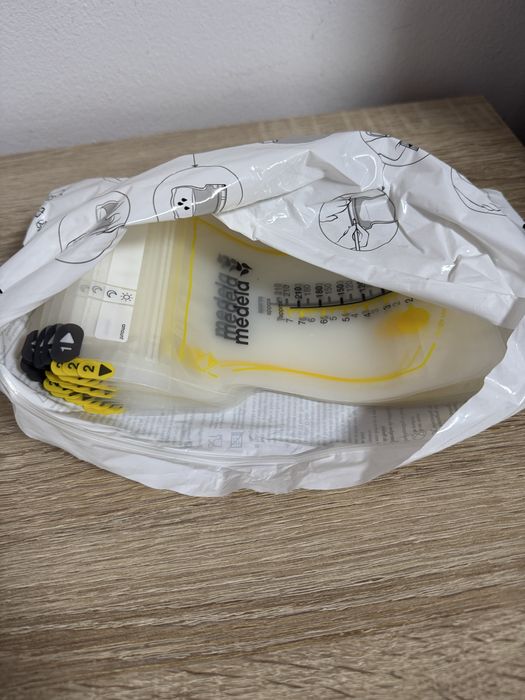 Sacos armazenamento leite medela