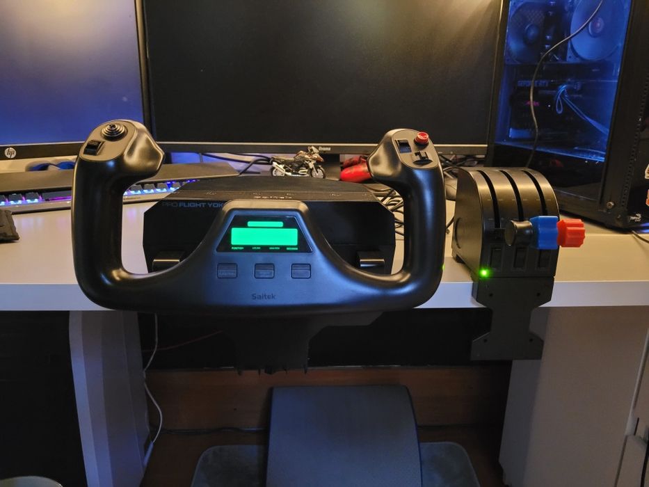 Wolant Logitech G Saitek Pro Flight Yoke System
