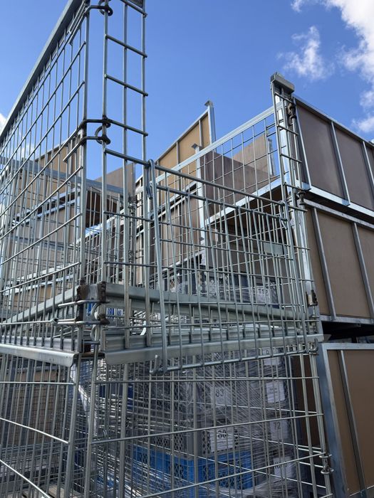 Nadstawka siatkowa paletowa 120x80x90 – kosz Gitterbox