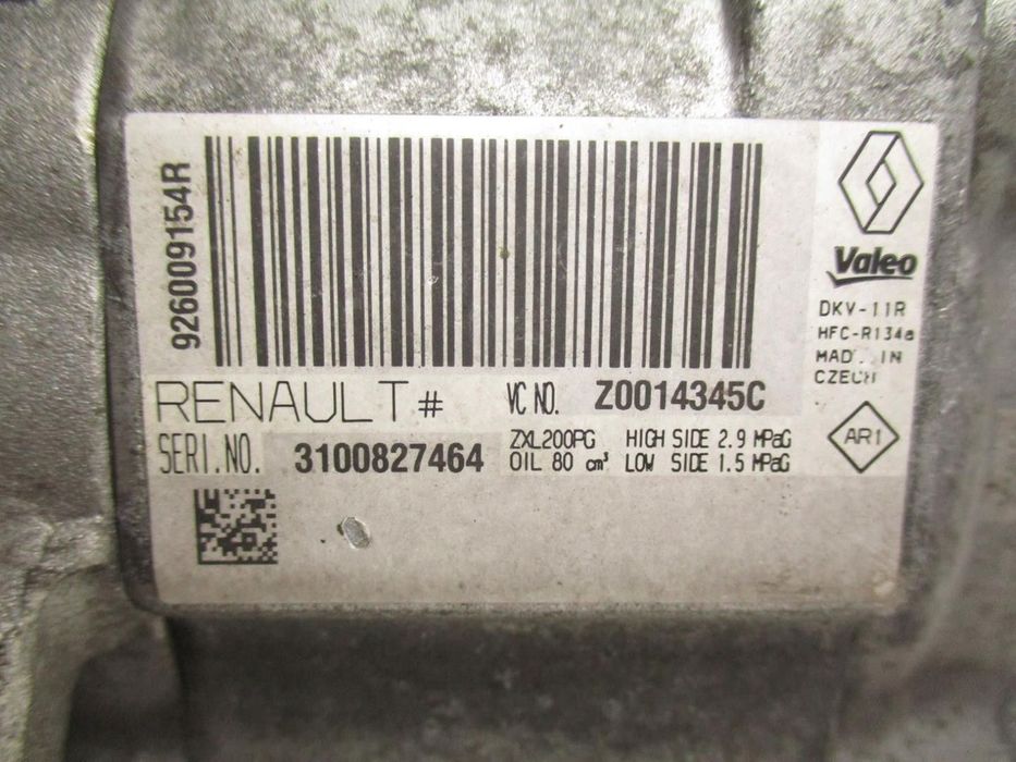 COMPRESSOR AR CONDICIONADO DACIA DUSTER 2014