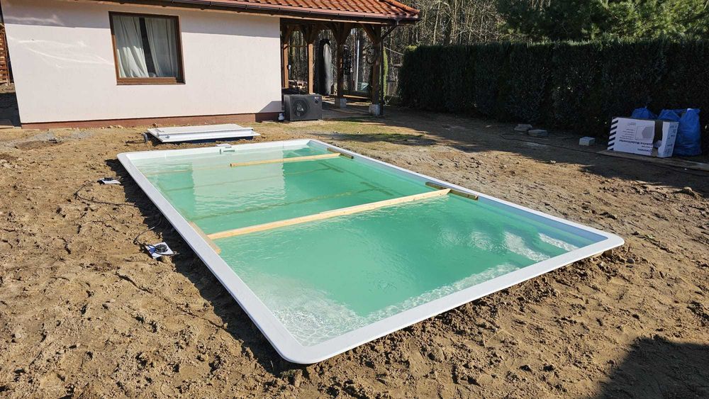 Basen gotowy poliestrowy Lord 6,50 x 3,70 ogrodowy niecka Producent !