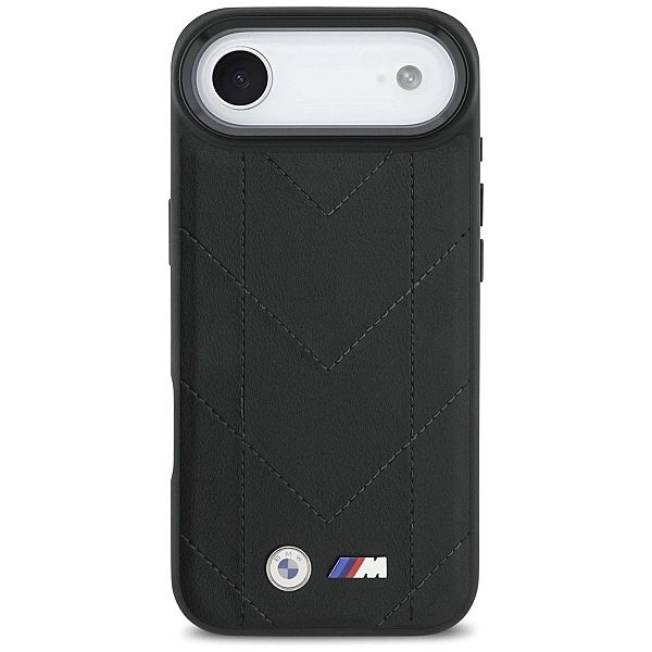 Etui BMW M Quilted Logo MagSafe na iPhone 17 Air - czarne