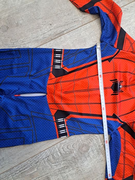 Przebranie, strój Spider-Man- niebieski/ czerwony - rozm 92/98 (100)