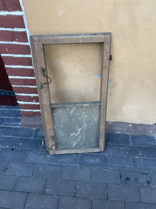 Drewniana rama okienna prowansalski home rustykalny DIY vintage lustro