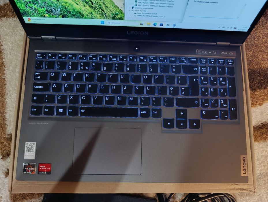 Legion 5 120Hz Ryzen 7 4800H RTX 2060 16RAM 715 SSD