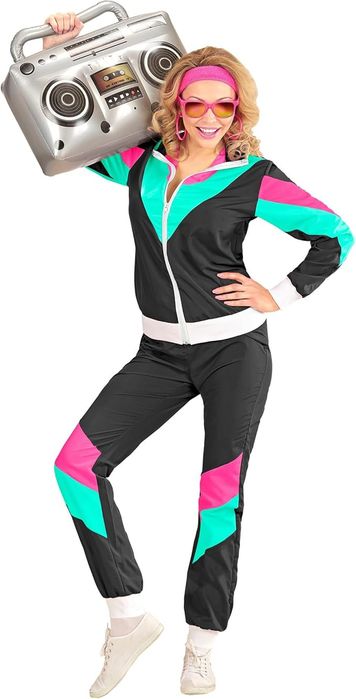 W WIDMANN MILANO rozm M Strój z lat 80, dres, styl vintage