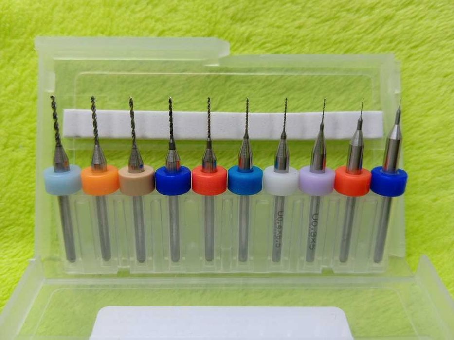 Свердла тонкі. Вольфрамова сталь. Набір 10 шт. Сверло.