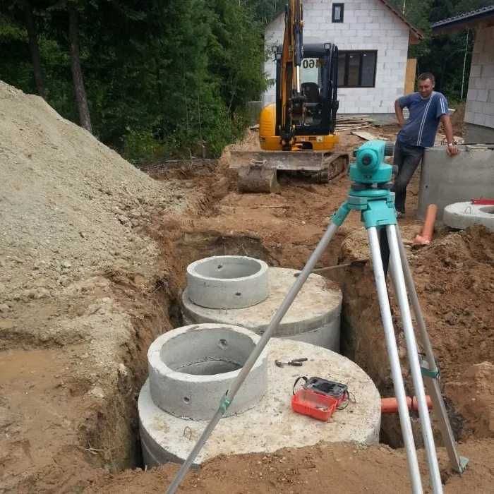 Екскаватор Послуги Бетонні КругиКільцяКопанняСептикЗ переливомКвадрати