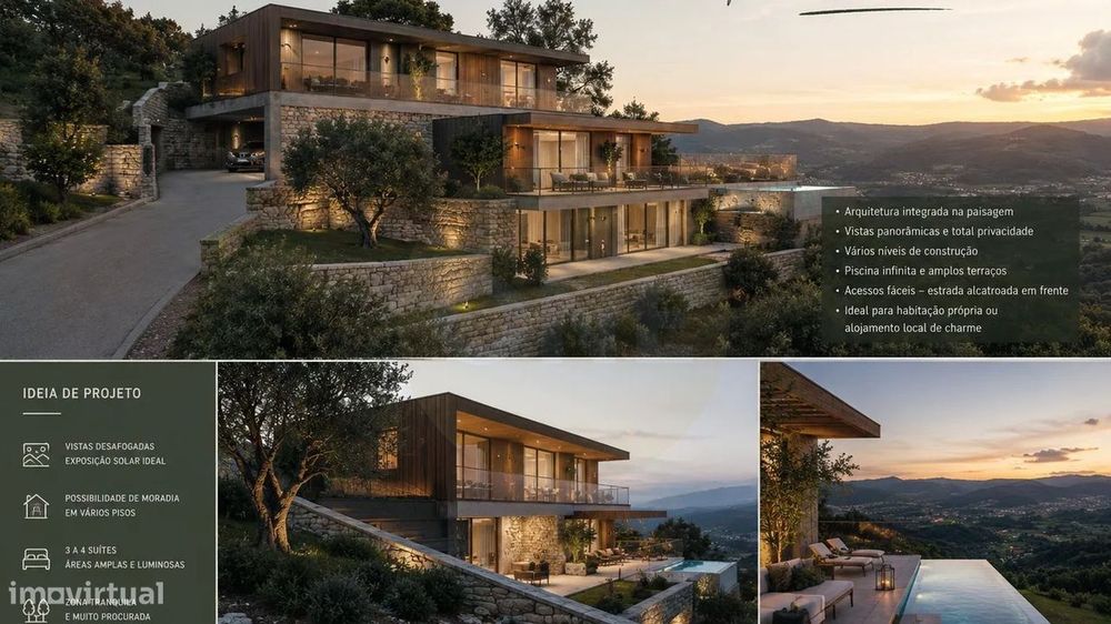 Plot of Land in Passô, Vila Verde – Peace and Stunning Views