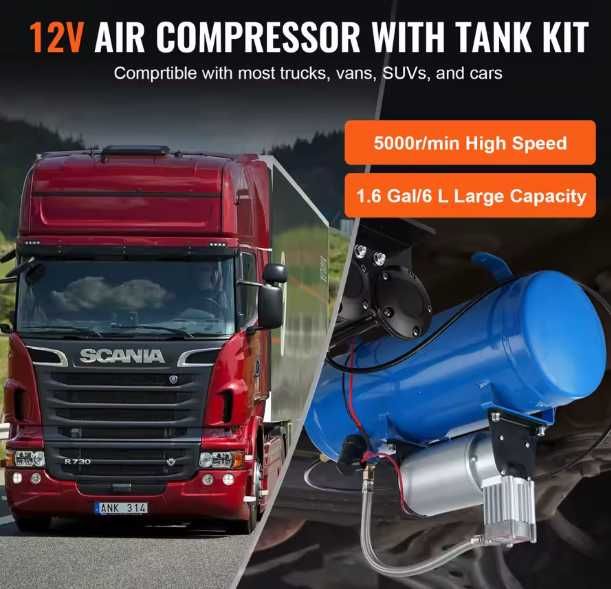 Compressor 12 V NOVO