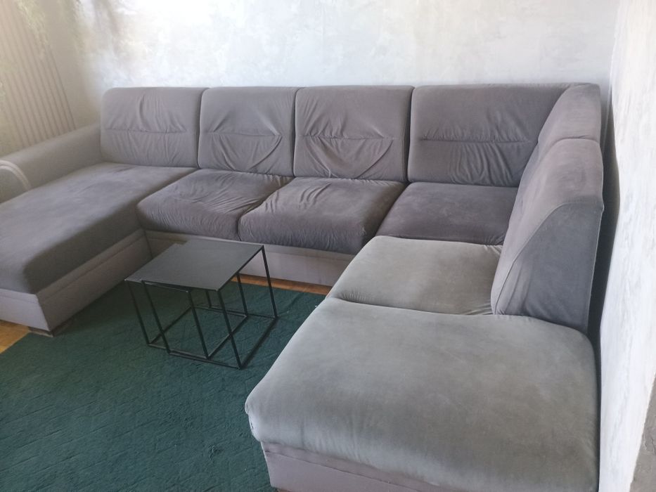 Duży narożnik C , kolor szary