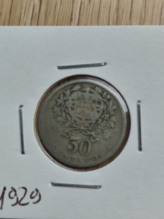 Lote 3 moedas 50 centavos 1929,1930 e 1931
