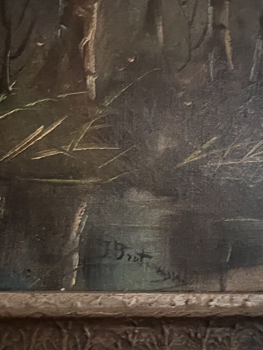 Brzozy obraz okejny lata 70