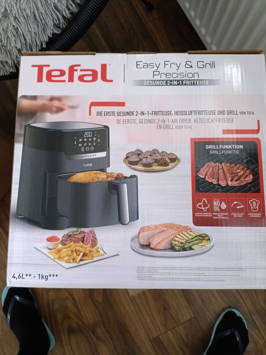 Airfryer Tefal frytkownica easy&grill precusion EY505815