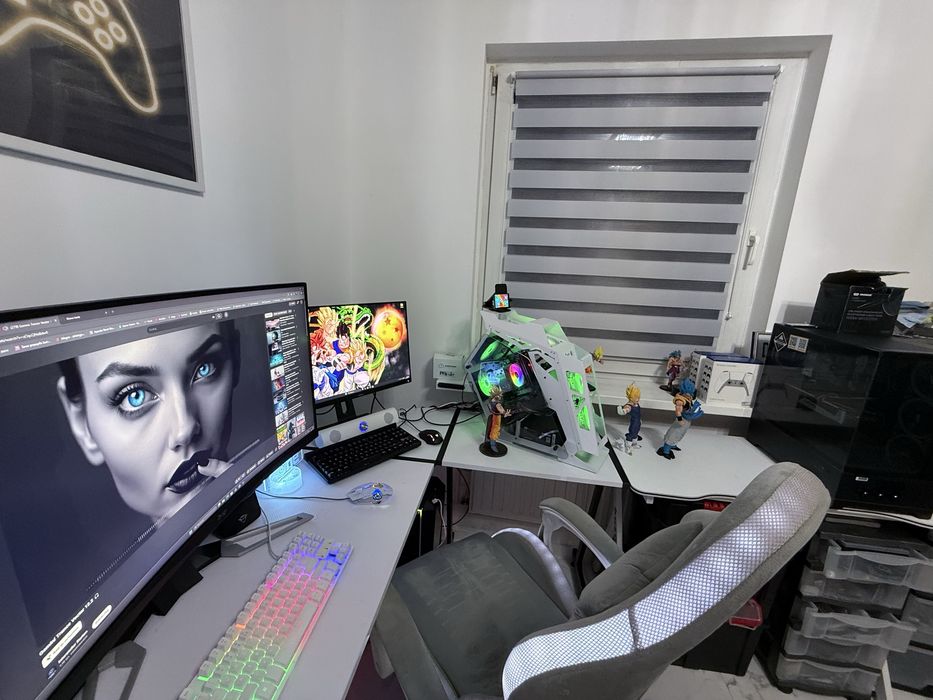 Gamingowy komputer Super Sayan ryzen 5 16 gb ssd 2 Tb Rtx Akcesoria