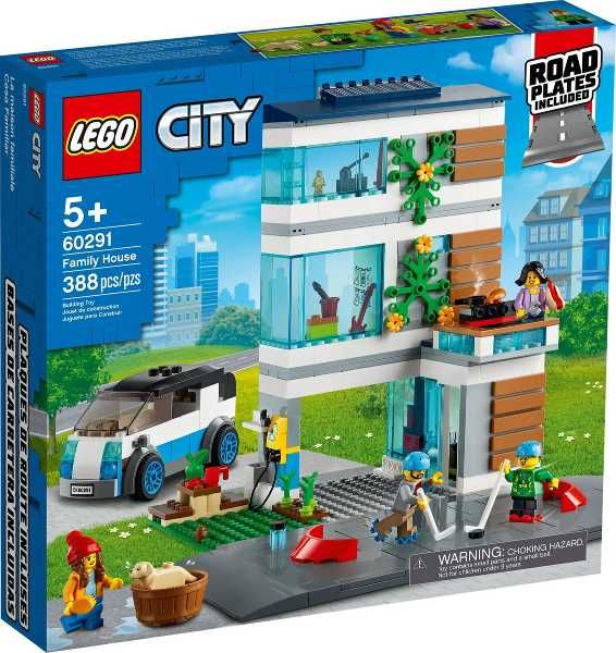 LEGO CITY Family House 60291 Novo, selado