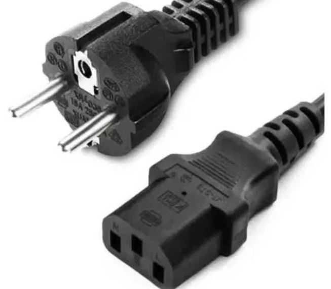 Kabel zasilający do komputera, monitora ATX 2m - 3m używany