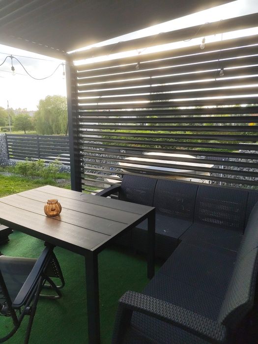 Ściana lamelowa, zamykana ściana do pergoli