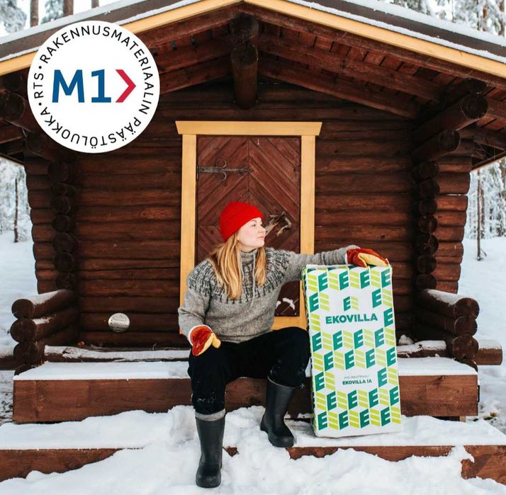 Celuloza do izolacji, wełna celulozowa do wdmuchiwania - Ekovilla