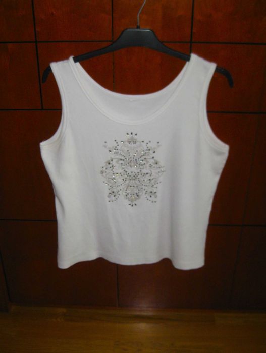 T-shirt De Pescoço Quadrado Estampado