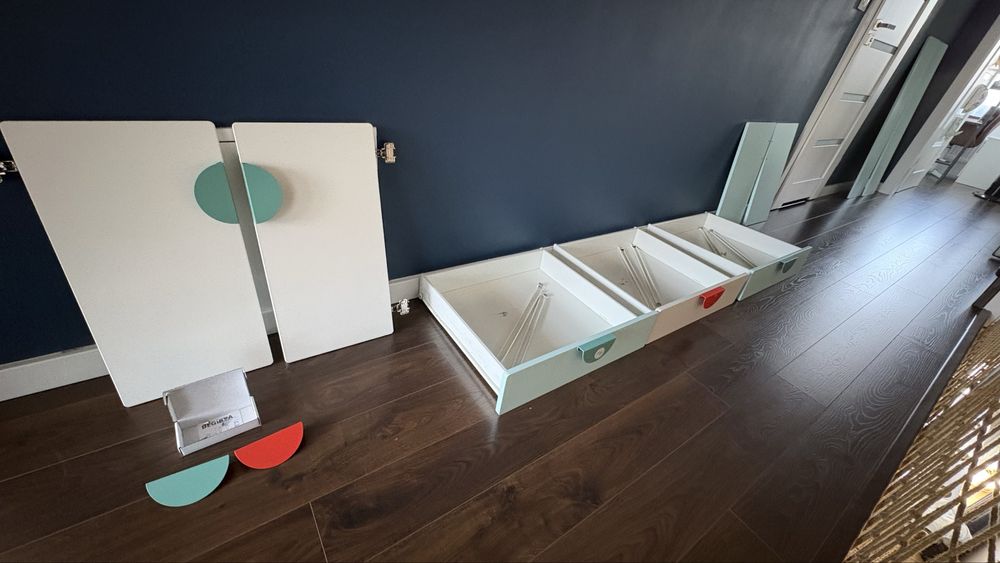 Zestaw pułek i frontów SAMSTAD IKEA
