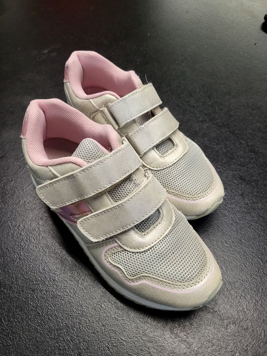 Buty 32 dziewczynka szaro -różowe