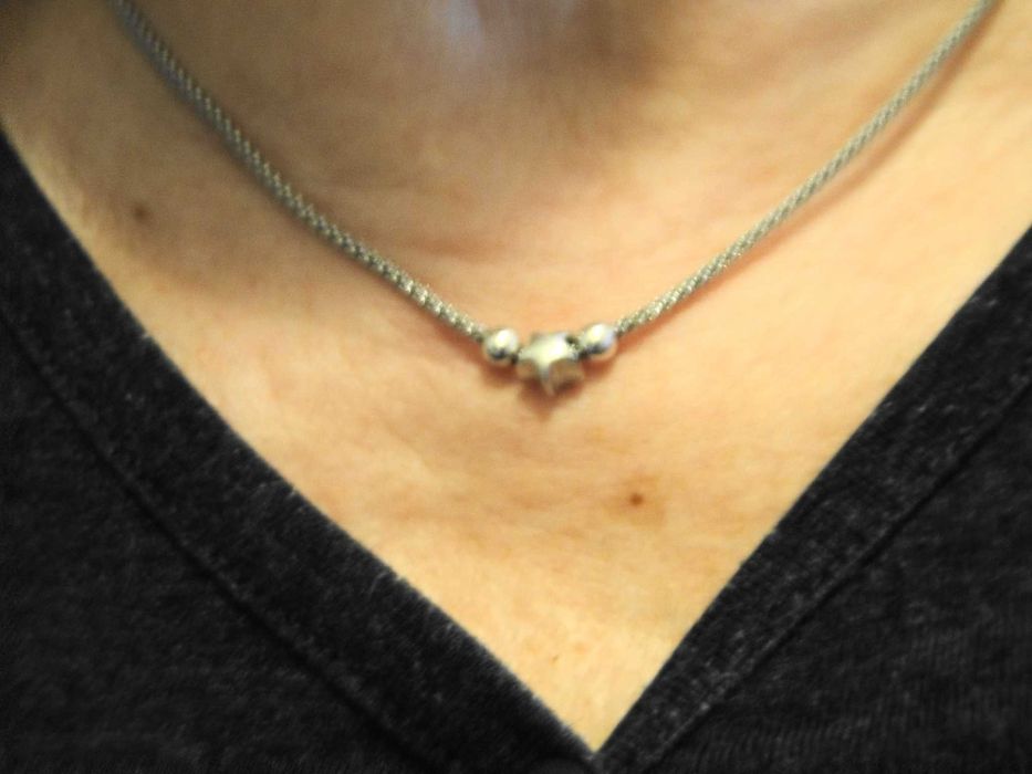 Nietuzinkowy naszyjnik srebro 925