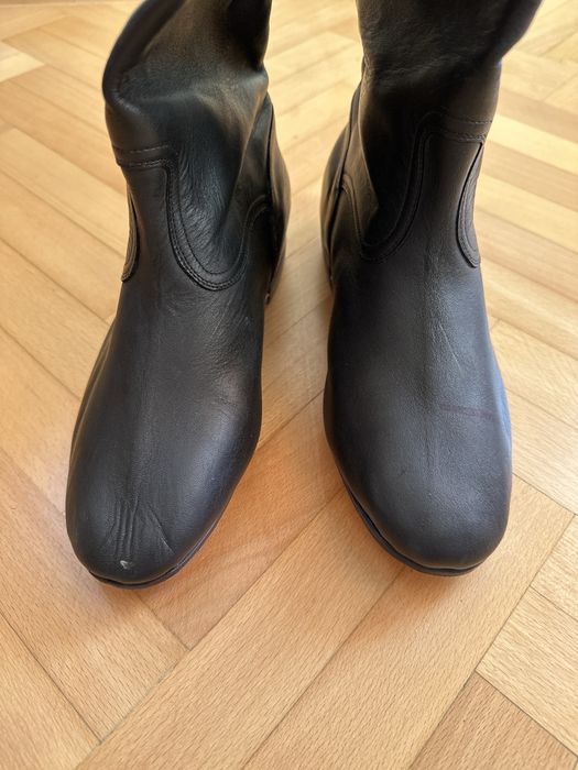 Buty kozaki ludowe męskie wysokie czarne roz. 39