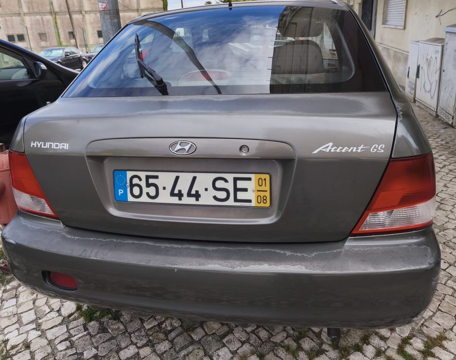 Hyundai acent cinza venda
