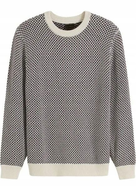 B.P.C sweter męski we wzory r.3XL