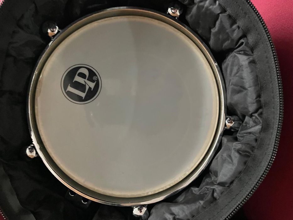 TIMBALES LP TITO PUENTE com suporte original e Cowbell LP