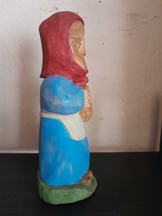 Rzeźba ludowa grzybiarka